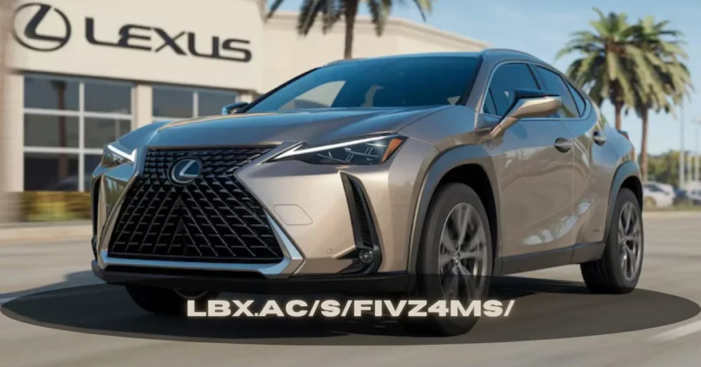 Explore Urban Elegance with the Lexus lbx.ac/s/fivz4ms/: Where Innovation Meets Sophistication